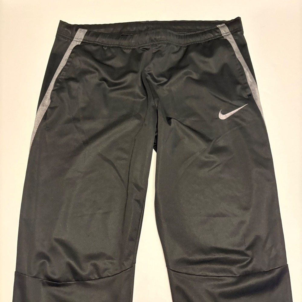 Nike Training Pants Mens XL Black Grey Stripe Athletic Performance 0574